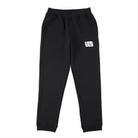 LOCUS CUBE logo Sweat Pants （Black）