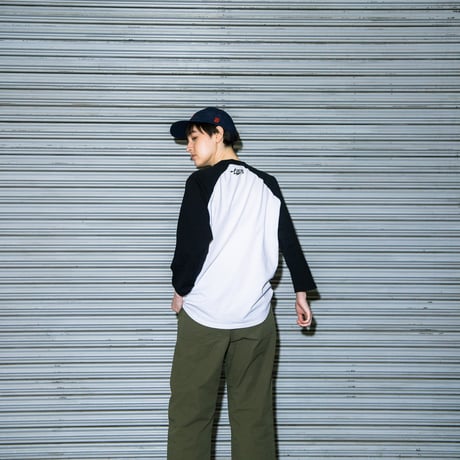 Mickey Collection / Raglan Sleeve T-shirt （White / Steam）