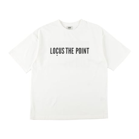 ＜LOCUS＞ THE POINT Tee(White)