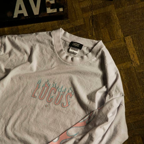 Fire Pattern L/S Tee （White）