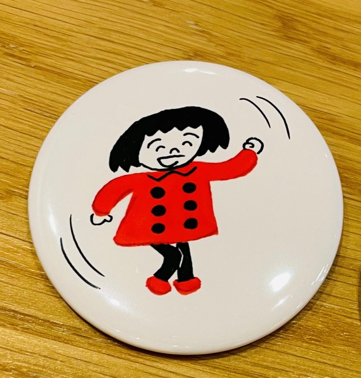 ぞうのマメパオ・缶バッジ(ジュンちゃん) | わおん書房ONLINE SHOP