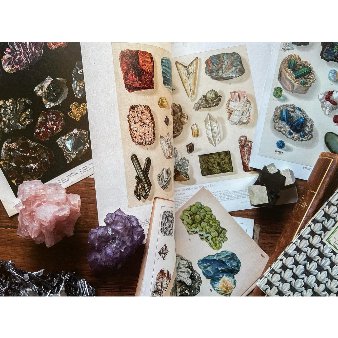 増補愛蔵版 美しいアンティーク鉱物画の本 | わおん書房ONLINE SHOP