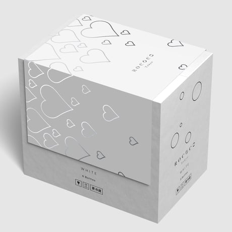 ROCOCO Tokyo WHITE  Gift Box (2 Bottles) Paper Box Type