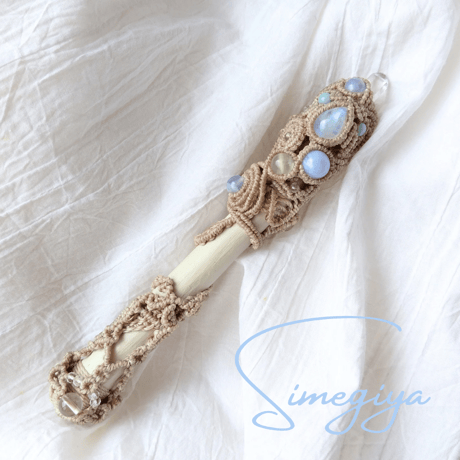 パワーストーン、ワンド Amazon.co.jp: ワンド ラピスラズリ エンジェルワンド チャクラワンド