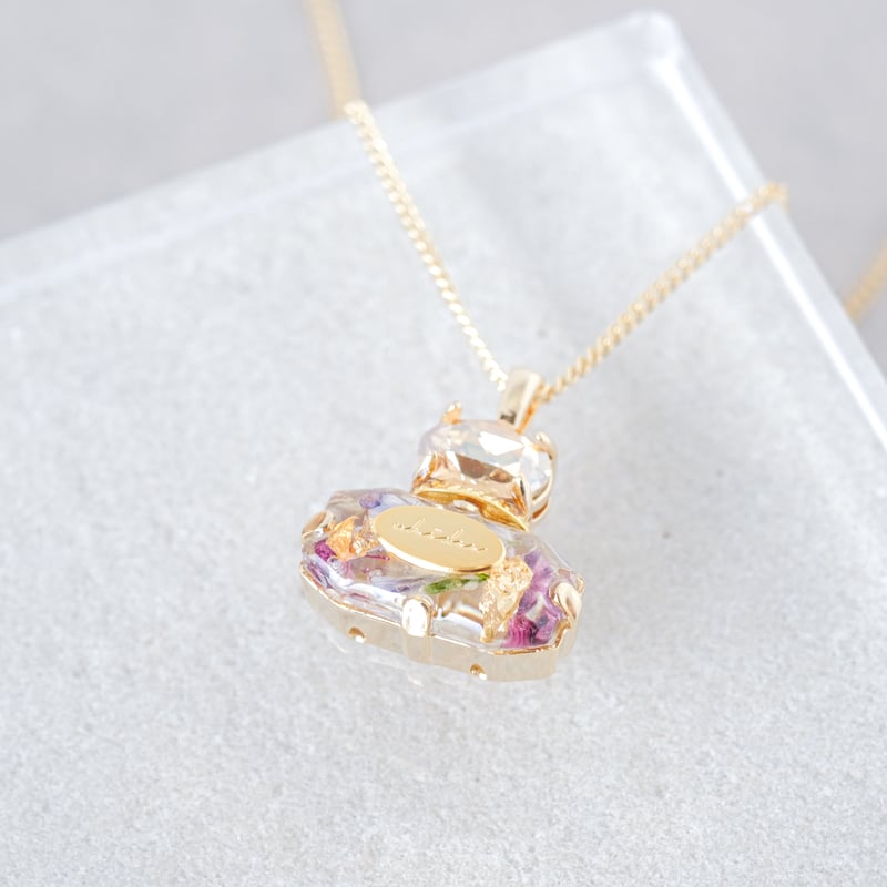 香水瓶ネックレス/ナチュラル | uhidea online shop 香水瓶ネックレス/ナチュラル | uhidea online shop