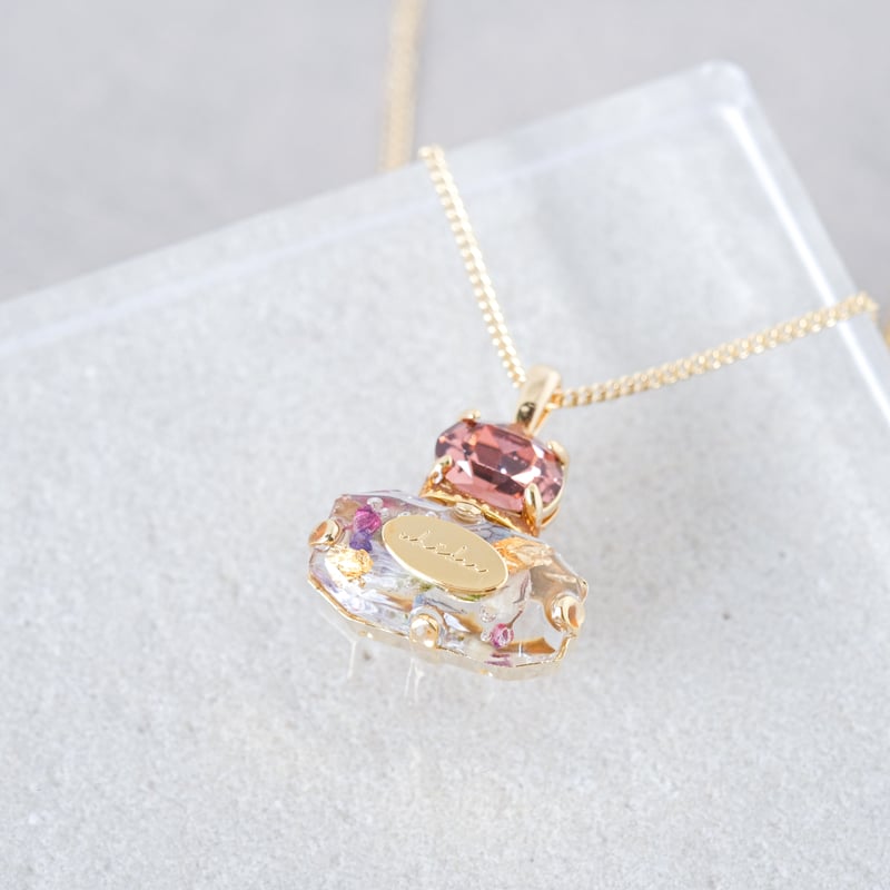 香水瓶ネックレス/ピンク | uhidea online shop 香水瓶ネックレス/ピンク | uhidea online shop