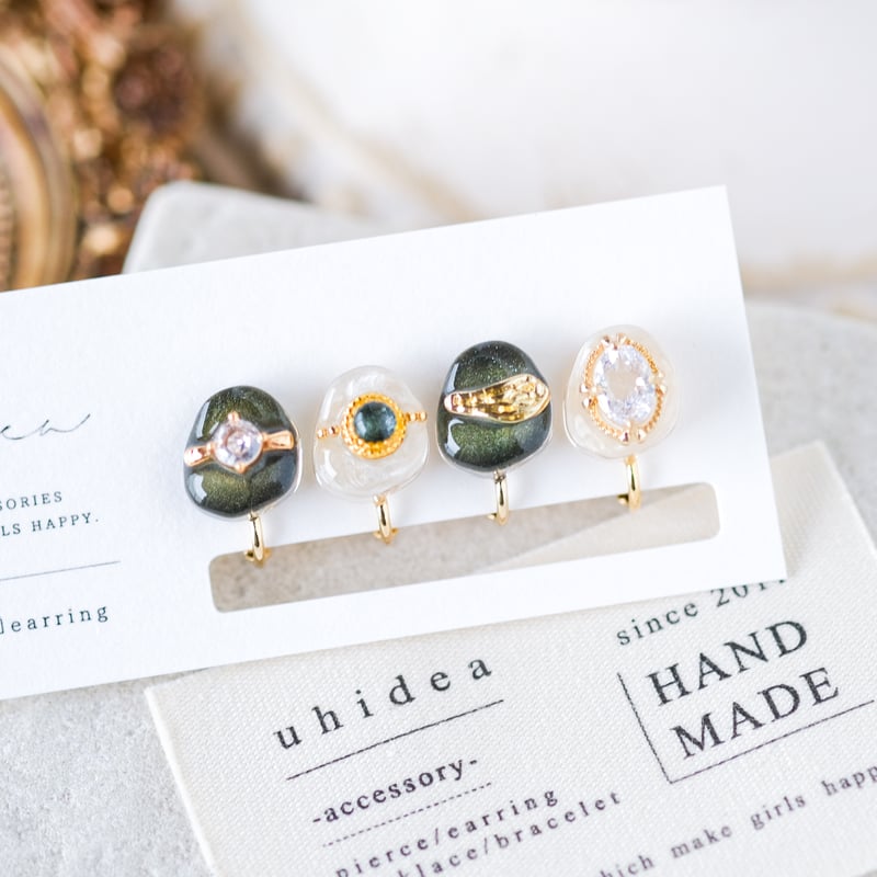 ジュエリー/オリーブグリーン | uhidea online shop