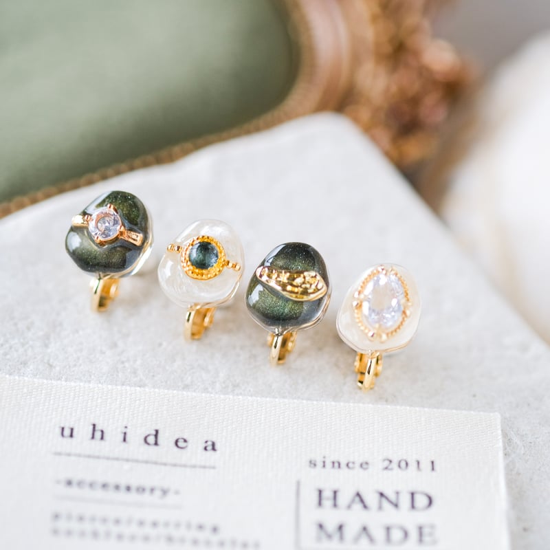 ジュエリー｜オリーブグリーン | uhidea online shop