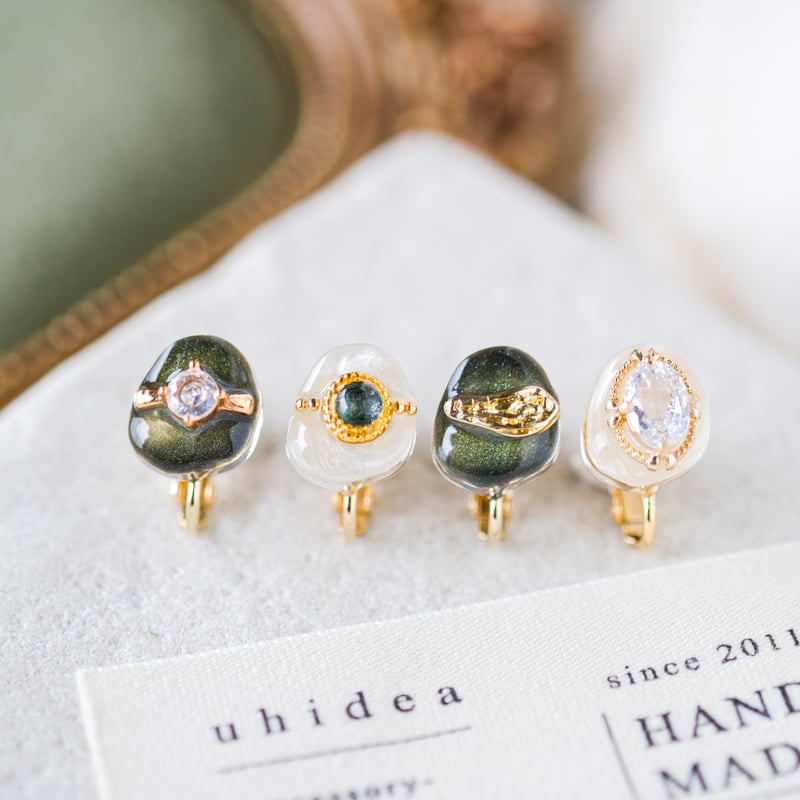 ジュエリー｜オリーブグリーン | uhidea online shop