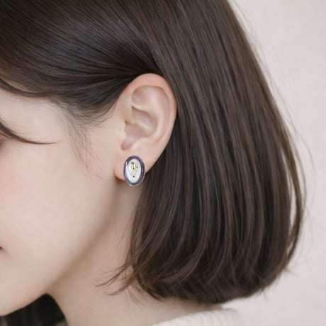 ニュアンス楕円｜パープル