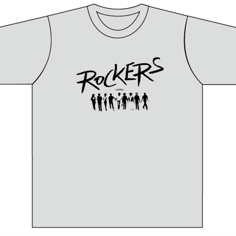 ROCKERS×DUNK T-shirts Gray