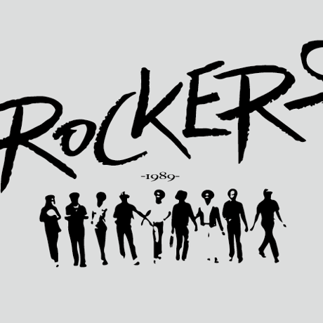 ROCKERS×DUNK T-shirts Gray