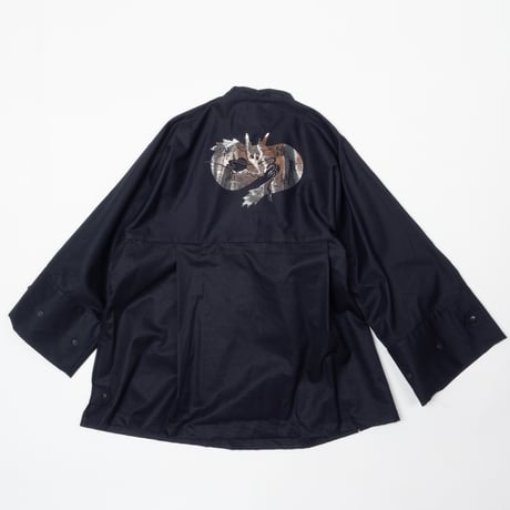 kiken×空論雑貨店 カンフーアノラックシャツ