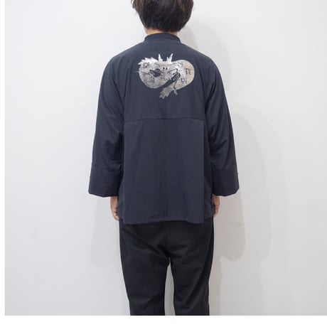 kiken×空論雑貨店 カンフーアノラックシャツ