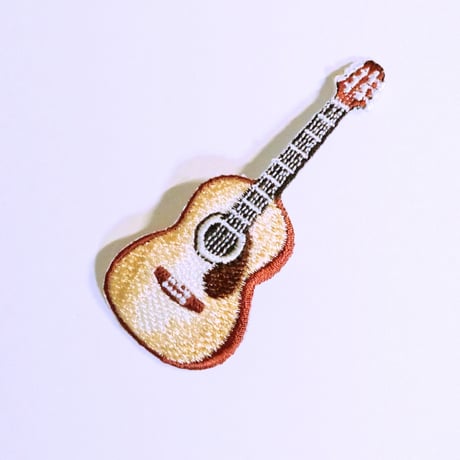 アイロンワッペン【アコースティックギター guitar】アメリカ