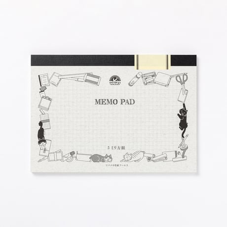 ぷんぷく堂【ツバメノート×ぷんぷく堂のMEMOPAD ５ミリ方眼】