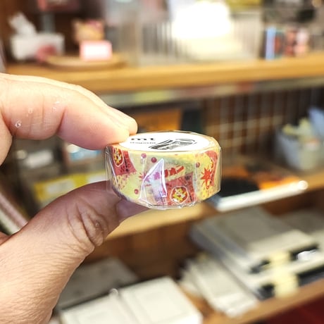 テープ・マスキングテープ pukupuku 紬POPマスキングテープ｜龍郷柄｜アマミイシカワガエル | abcom