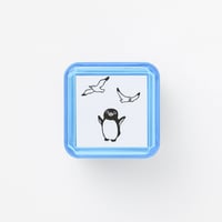 【ぷんぷく堂】＜カモメとペンギン＞さかざきちはるの浸透印