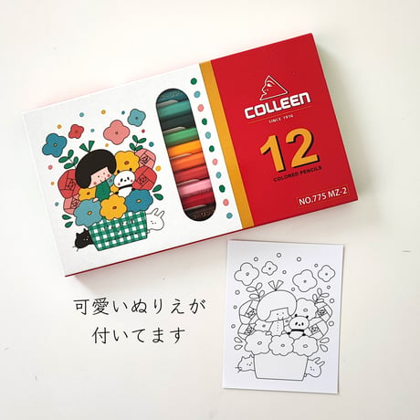 ぷんぷく堂【mizutama×コーリン鉛筆12色　第二弾】