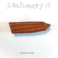 【HAHAHANOLABO・鉛筆ブローチ】