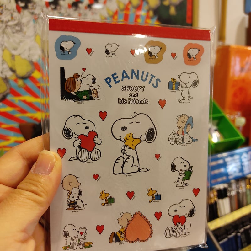 スヌピーメモパットセット スヌーピー ENJOY 楽しむ【Peanuts All Good／メモパッド】日本