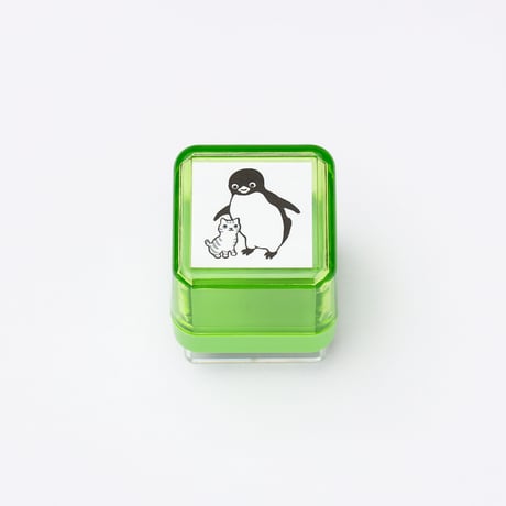 【ぷんぷく堂】＜ペンギンとキトンブルー＞さかざきちはるの浸透印