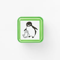 【ぷんぷく堂】＜ペンギンとキトンブルー＞さかざきちはるの浸透印
