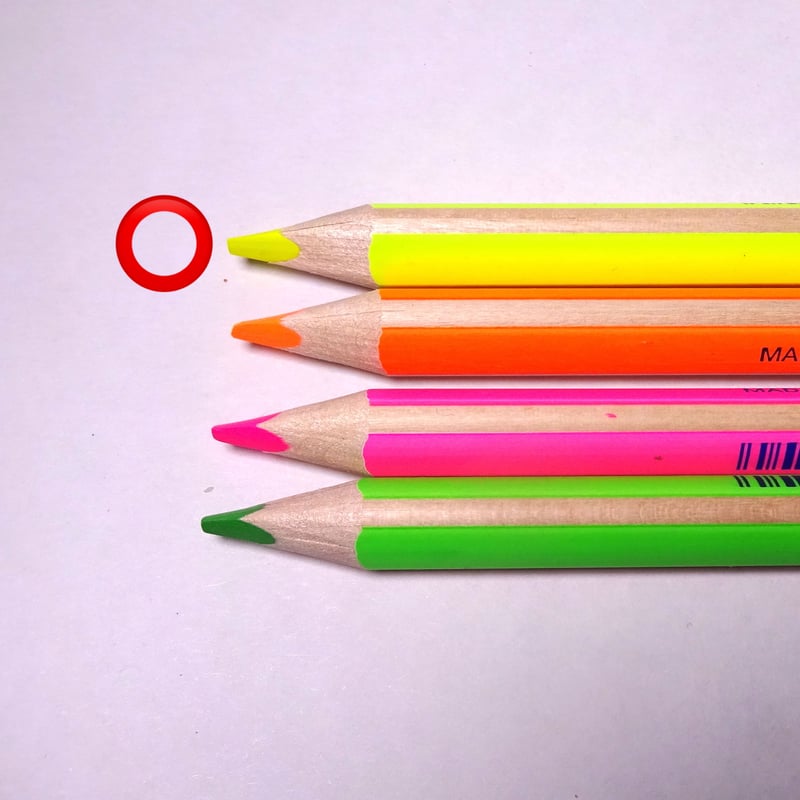 ステッドラーテキストサーファードライ蛍光鉛筆ネオンイエロー