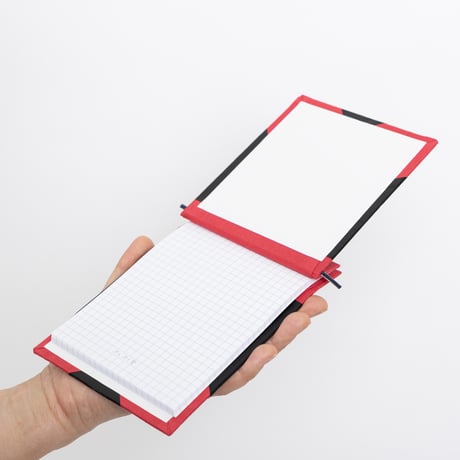 【ぷんぷく堂 新商品】トジメモ＜あかね＞　A6サイズのメモ。