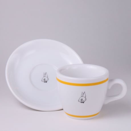 コーヒーカップ&ソーサー yellow