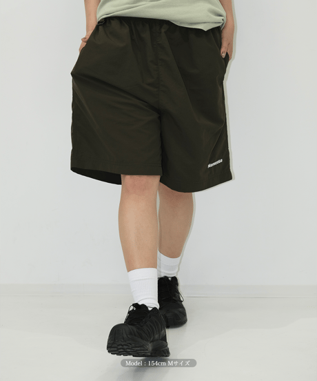 【Khaki】撥水加工 nylon shorts
