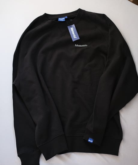 【Black】raglan sleeve sweat