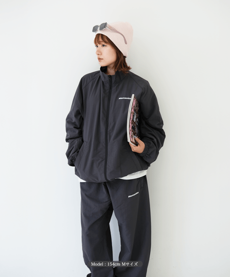 【Charcoal】nylon track pants