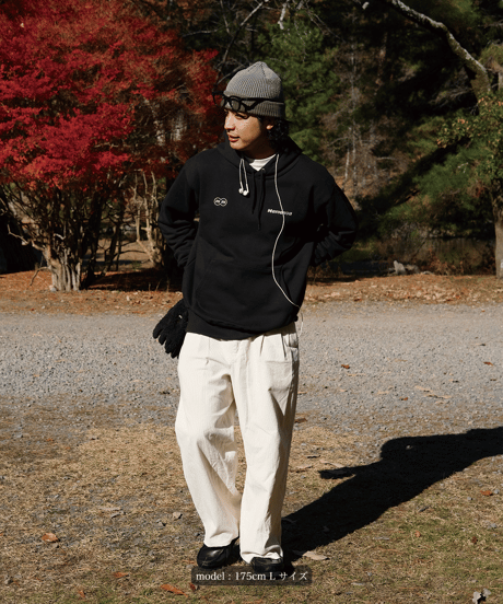 【Black】logo hoodie