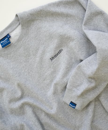 【Gray】raglan sleeve sweat