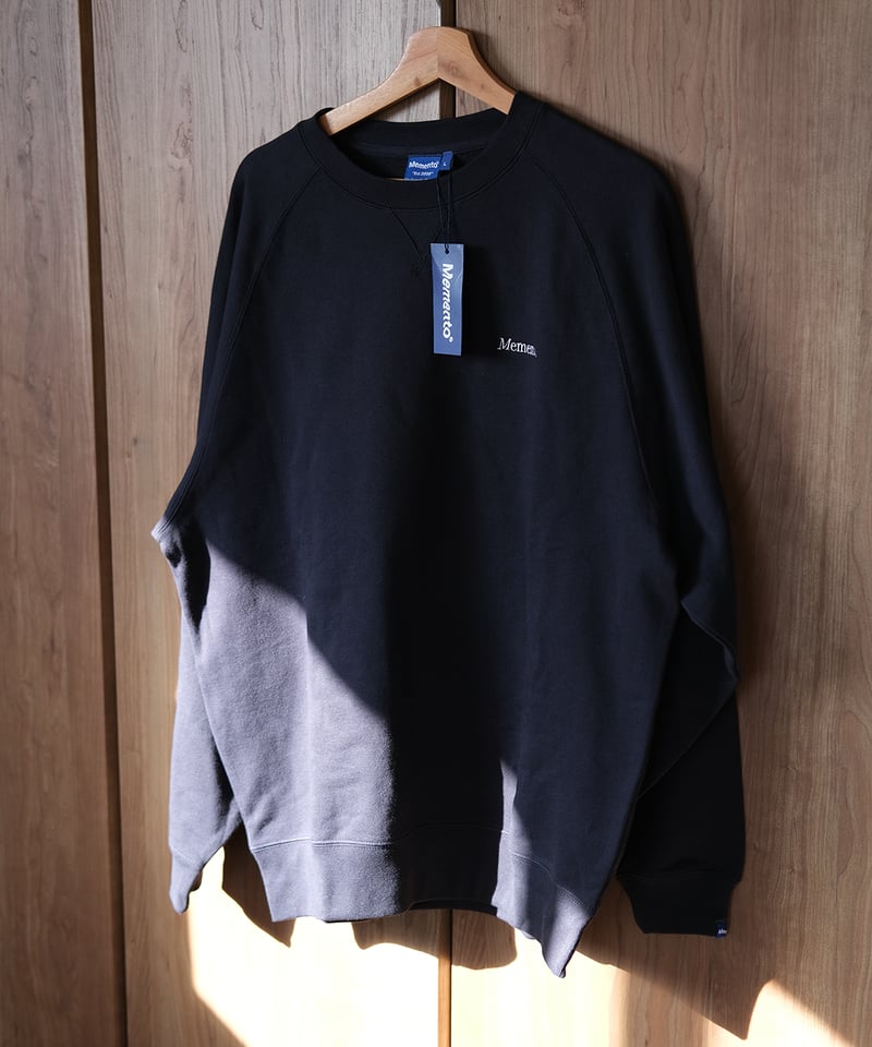 Navy】raglan sleeve sweat | Memento