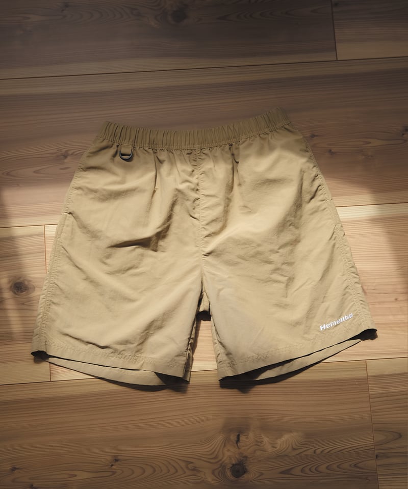 H BEAUTY&YOUTH nylon shorts BEIGE M ナイロン Beige】撥水加工 nylon shorts | Memento