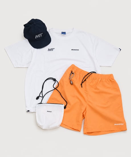【Orange】撥水加工 nylon shorts