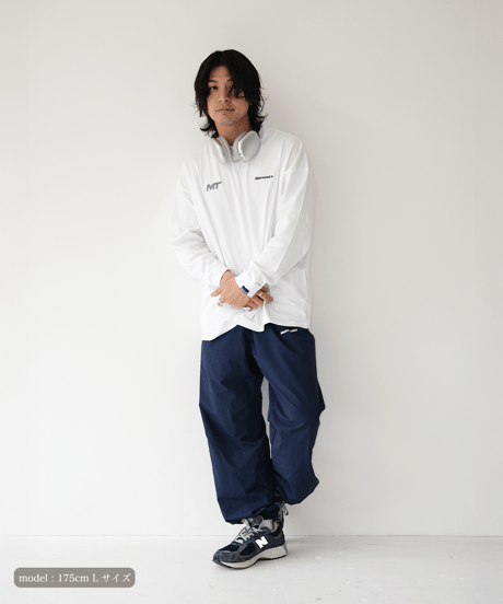 【White】M/T logo L/S tee