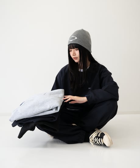 【Navy】raglan sleeve sweat