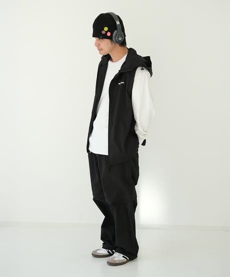 【Black】撥水加工＆2WAY Nylon Pants