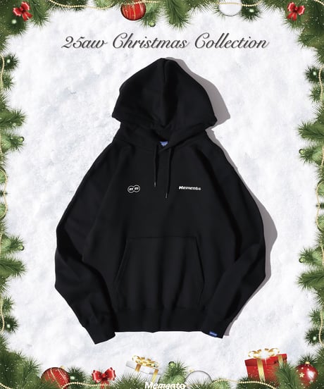 【Black】logo hoodie