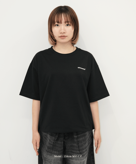 【Black】logo tee