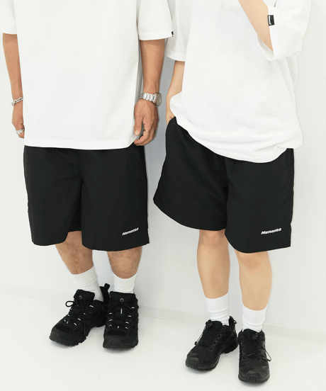 【Black】撥水加工 nylon shorts