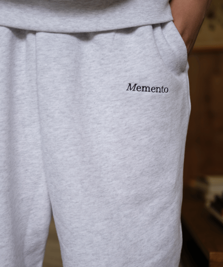 【Gray】 sweat short pants