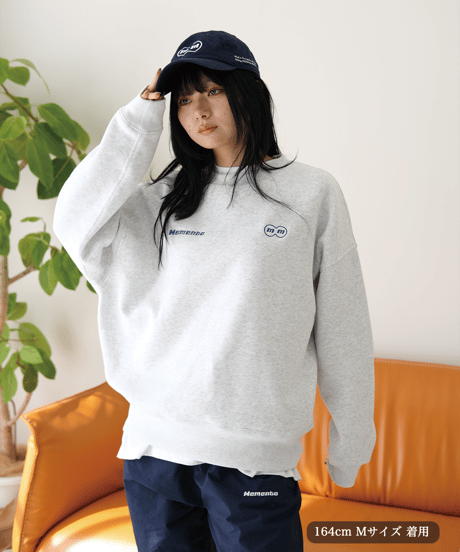 【Gray】logo sweat