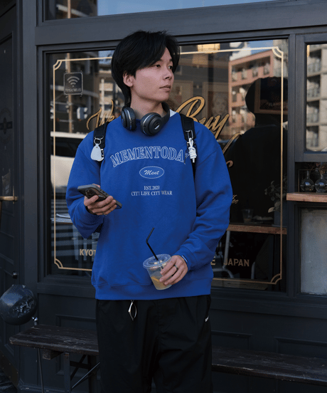 【Blue】College Sweat