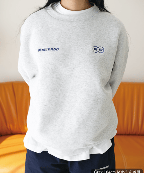 【Gray】logo sweat