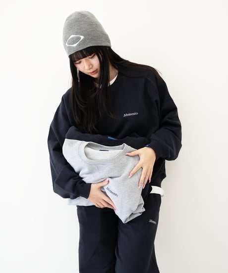 【Navy】raglan sleeve sweat