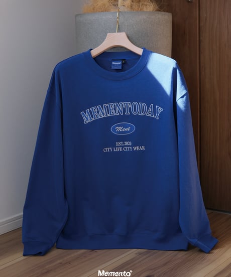 【Blue】College Sweat